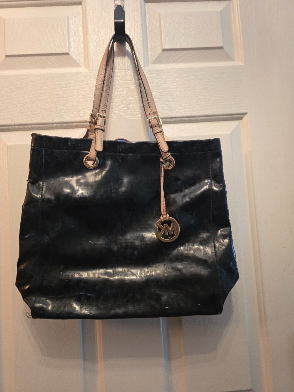 Michael Kors patent leather tote